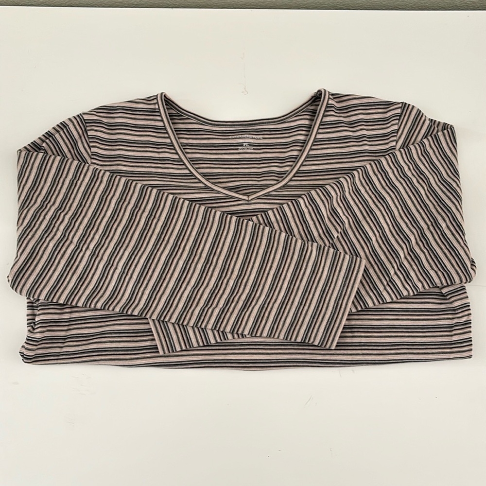 Croft & Barrow Striped Long Sleeve